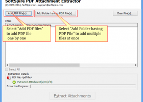 Software4Help PDF Attachment Extractor screenshot