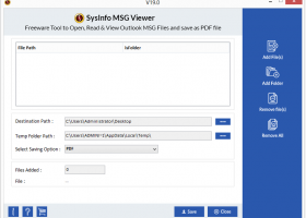 SysInfo MSG Viewer screenshot
