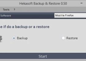 Hekasoft Backup Restore screenshot