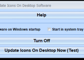 Automatically Update Icons On Desktop Software screenshot