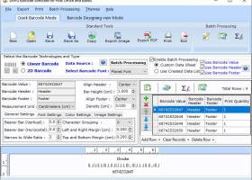 Postal Barcode Label Designing Software screenshot