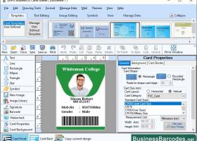 Customizable Student ID Card Software screenshot