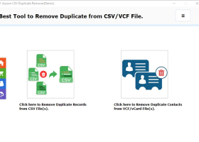 Aryson CSV Duplicate Remover screenshot
