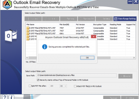 Aryson Outlook Mail Recovery screenshot