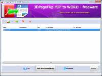 3DPageFlip PDF to Word - freeware screenshot