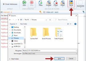 Advanced File Email Extractor screenshot