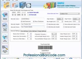 Library Barcode Generator Tool screenshot