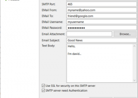 Simple Email Sending Software screenshot