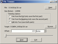 File Trimmer Portable screenshot