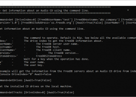 FreeDB Console screenshot