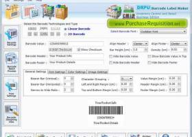 Retail Inventory Barcode Maker screenshot