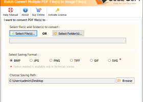 CubexSoft PDF to Image Converter screenshot