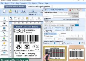 Windows System Barcode Printing screenshot