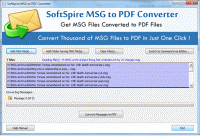 Convert Outlook emails to PDF screenshot