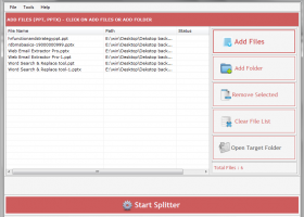 Batch PPT Files Splitter screenshot