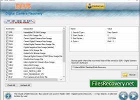 Camera Photo Files Recovery Software screenshot