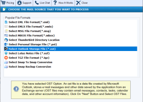 FixVare OST to PDF Converter screenshot