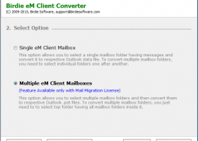 Birdie eM Client Converter screenshot