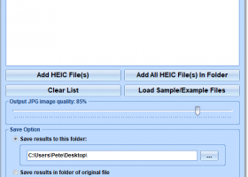 HEIC To JPG Converter Software screenshot