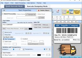 Shipping Barcode Maker Program screenshot