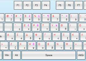 Virtual Keyboard for WinForms screenshot