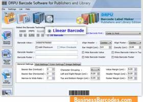 Publishers Barcodes Software screenshot