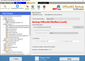 eSoftTools Office365 Backup Software screenshot