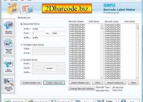 Databar Stacked Barcode Omni screenshot