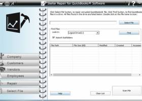 Stellar Repair for Quickbook Software screenshot