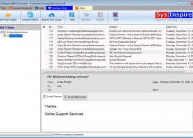 SysInspire MBOX Converter screenshot