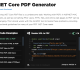 Net Core PDF Generator