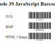 JavaScript Code 39 Generator
