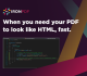 HTML to PDF JavaScript
