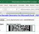 Excel PDF417 Barcode Generator